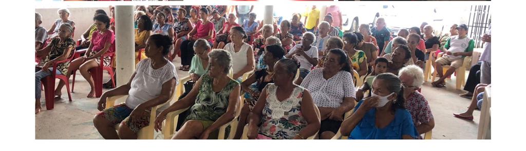 Entrega de cestas básicas para comunidade com parceira do governo do Maranhão